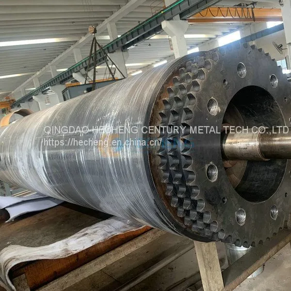 Rubber Coated Roller With Sprocket