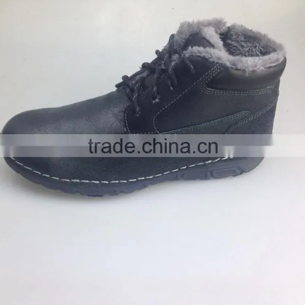 2016 High Quality Leather Boot Men Warm Fur Lining Light Outsole Hotsell Styles photo-2