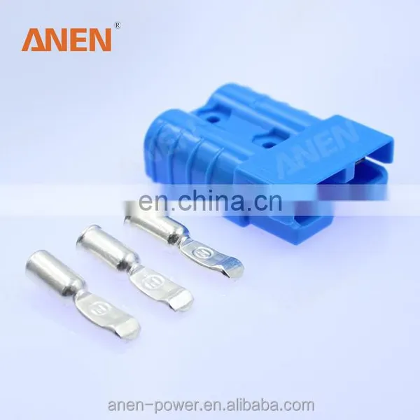 ANEN 50A 600V Connector Auxiliary Batteries Golf Car Power Connector With Terminals photo-3