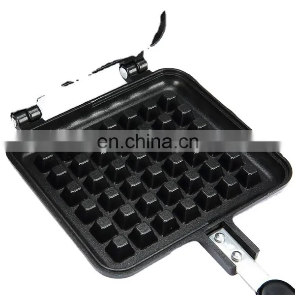 Eco-friendly Breakfast Square Die Cast Egg Waffles Frying Pan photo-4