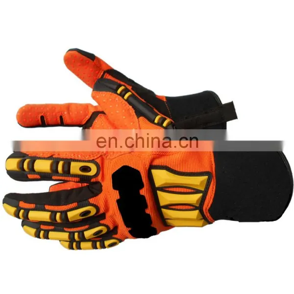 High Performance Anti Impact Touchntuff TPR Protective Antislip Mechanic Work Safety Gloves photo-2