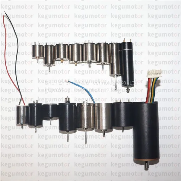 12mm 15mm 17mm 32mm 35mm 36mm 6v 12v 24v Coreless dc Motor