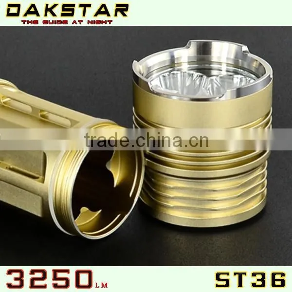 DAKSTAR ST36 XML LED T6 3250LM 18650 Aluminum Rechargeable High Power Police Flashlight With CREE