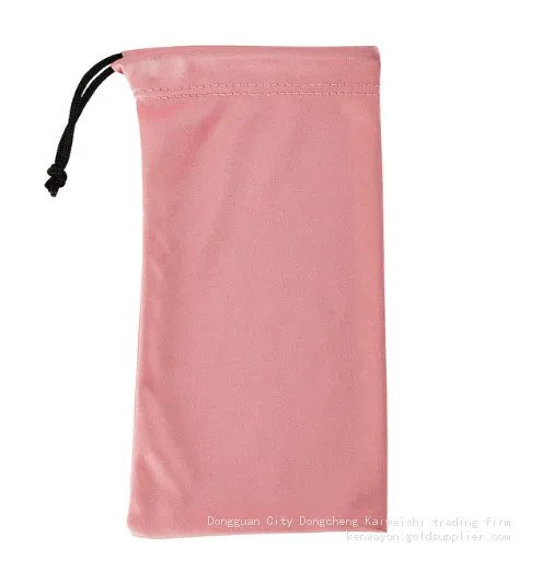 MICROFIBER DRAWSTRING BAG FOR EYEGLASSES AND SUNGLASSES photo-2