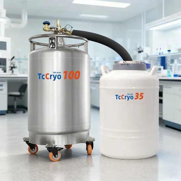 TcCryo YDS-35 Liquid N2 Tank Cryogenic Dewar Flask TcCryo photo-5
