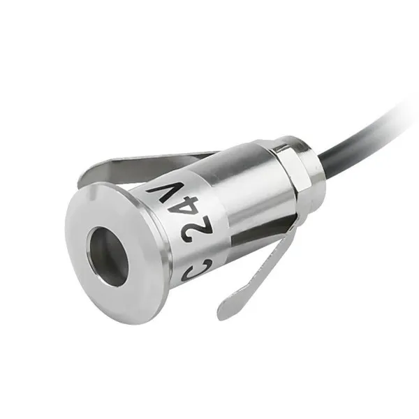 0.2w Star In-ground Light With 15mm Lamp Surface Cover Diameter, Model Pndm-0.2-15, Stainless Steel Square In-ground Light photo-2