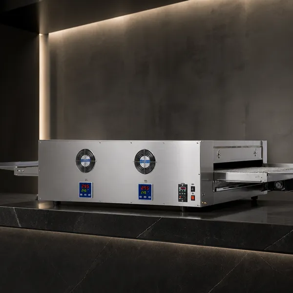Professional Electric Conveyor Pizza Oven QD-18H 0-400 Degree Stainless Steel Tunnel Oven for Bread and Pizza Shop