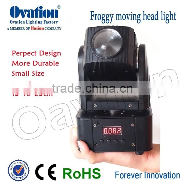 10W Small Base 4 In1RGBW Mini LED Moving Head di Stage Light From China Factory photo-4