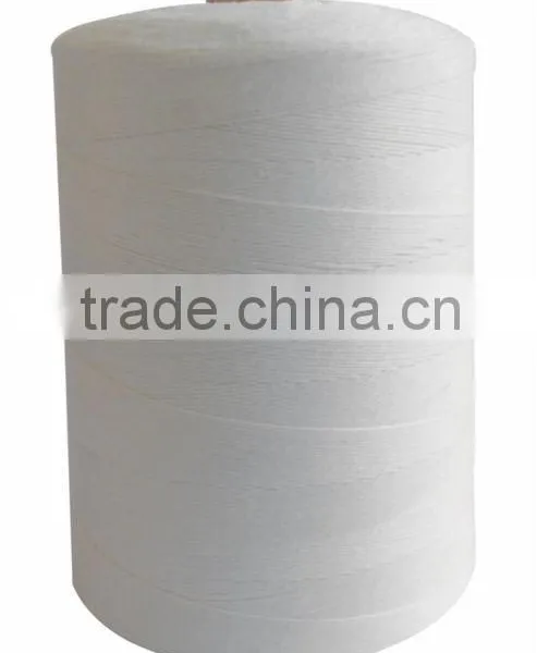 A4 Raw White 100 Virgin Polyester Industrial Bale Sewing Thread photo-2