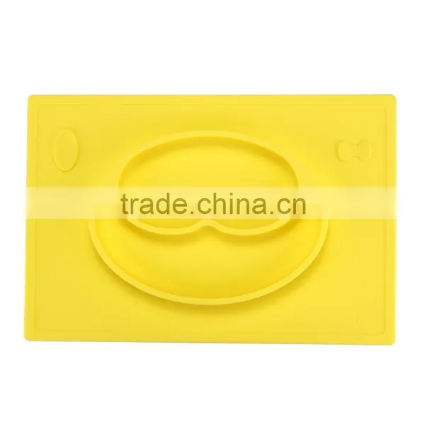 Happy Design 2016 FDA Children Silicone Divided Food Grade Silicone Plate photo-4