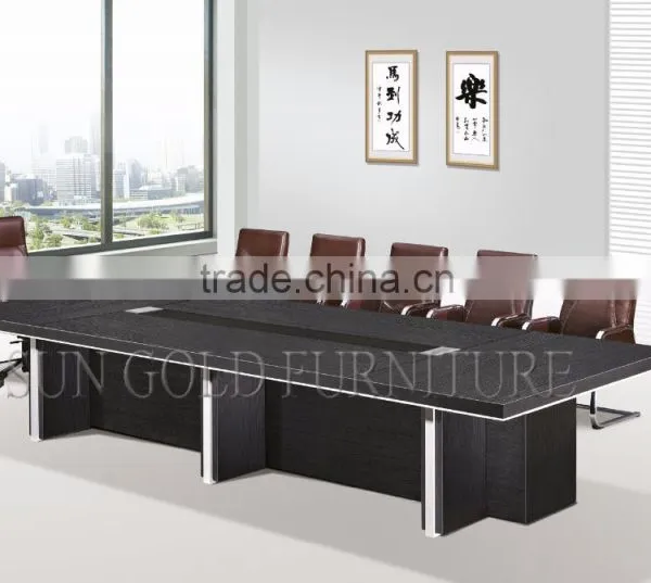 Luxury Large Meeting Room Long Table Modern Rectangular Conference Desk(SZ-MT120) photo-6