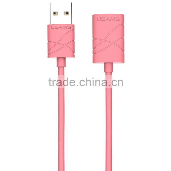 USAMS SJ052 U-GEE Serie 2M 2.1A USB 2.0 Extension Round Cable for Universal USB Port Device photo-5