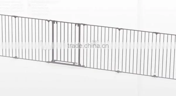 Metal Baby Safety Gate, Baby Play Yard Retractable Safety Gate