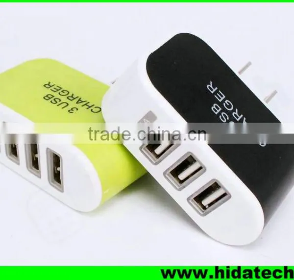 Wholesale Usb Multi Wall Charger 3 Usb Charger for Mobile Phone Tablet pc photo-3