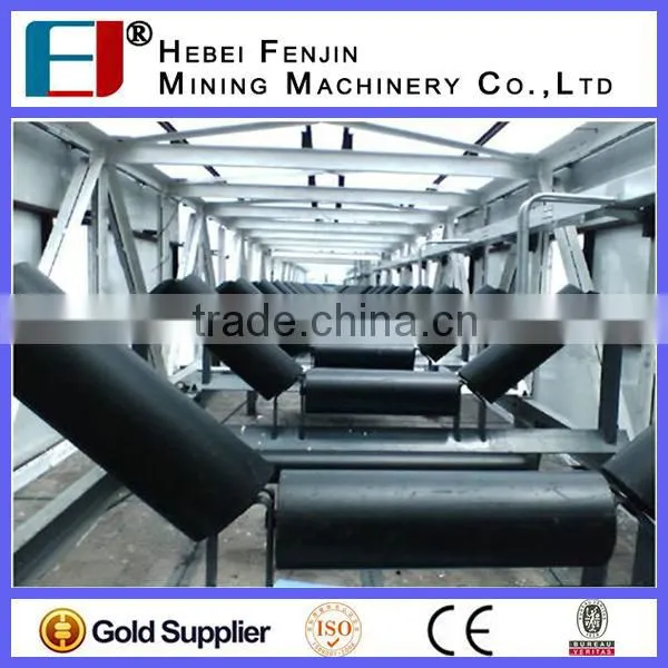SKF Deep Groove Ball Bearing Conveyor Idler Roller For Mining photo-6