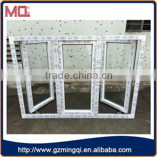 3 Panel Triple PVC Open Inside Casement Window Design for Home photo-3