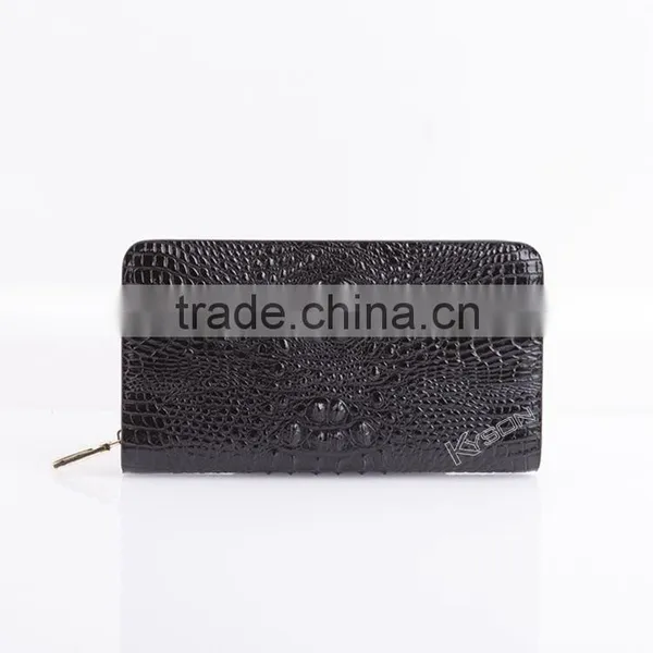 2015 New Emboss Brand Latest Design Genuine Leather Men Purses photo-4