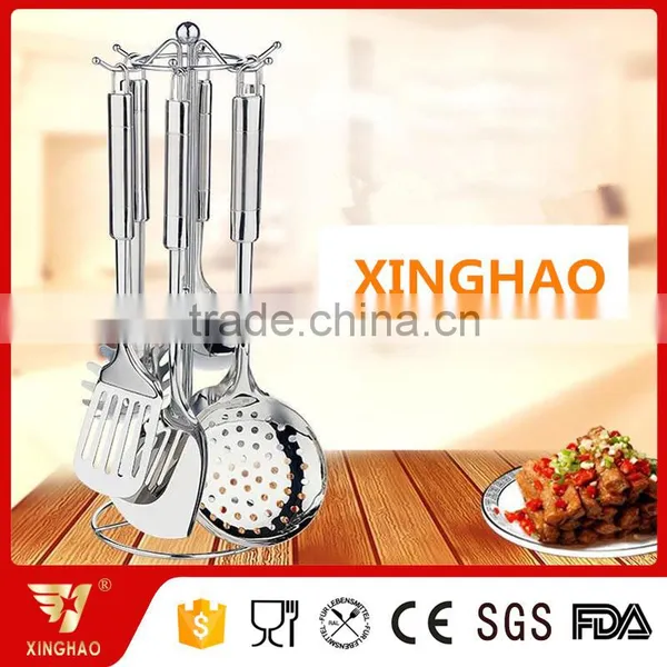 Bulk Price Camping Cookware 6 Pcs Stainless Steel Utensil Set