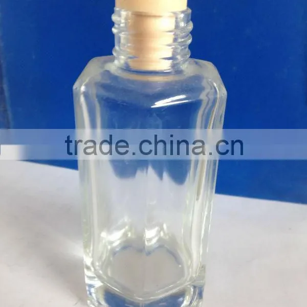 Promotion New Product Fancy Wholesale 80ml Reed Diffuser Glass Bottle Gold Manufacturers China