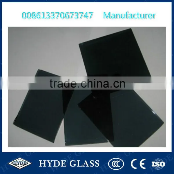 Toughened 6mm shower screen smoke glass bathroom glass