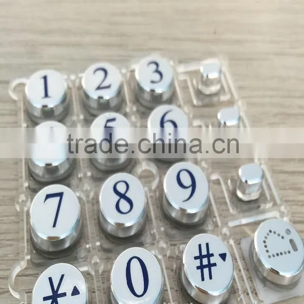 Injection Molding Parts Plastic Telephone Button photo-3