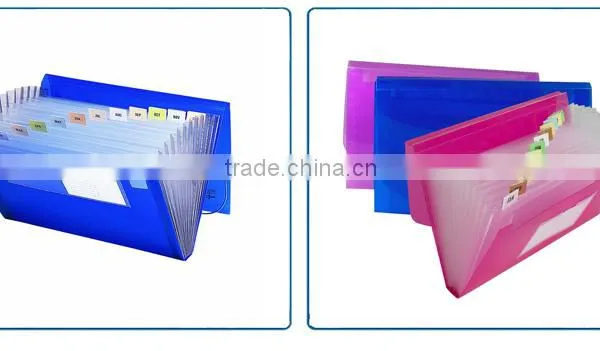 Promotional Plastic PP Expanding Files With Printing photo-3