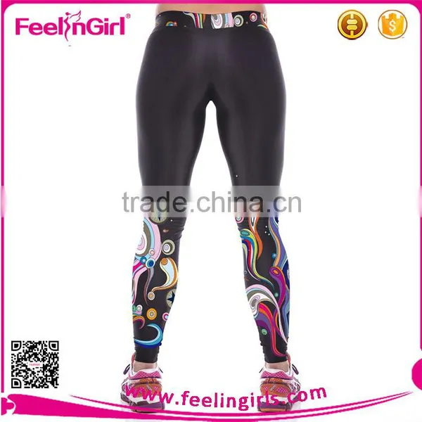2016 Fashion Softtextile Sports Leggings Stretch Fabric photo-2