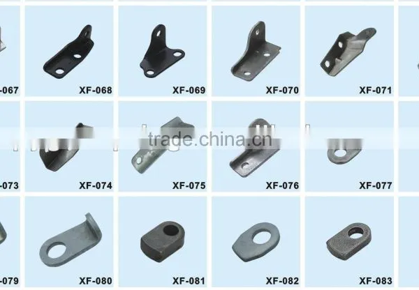 Gas spring brackets