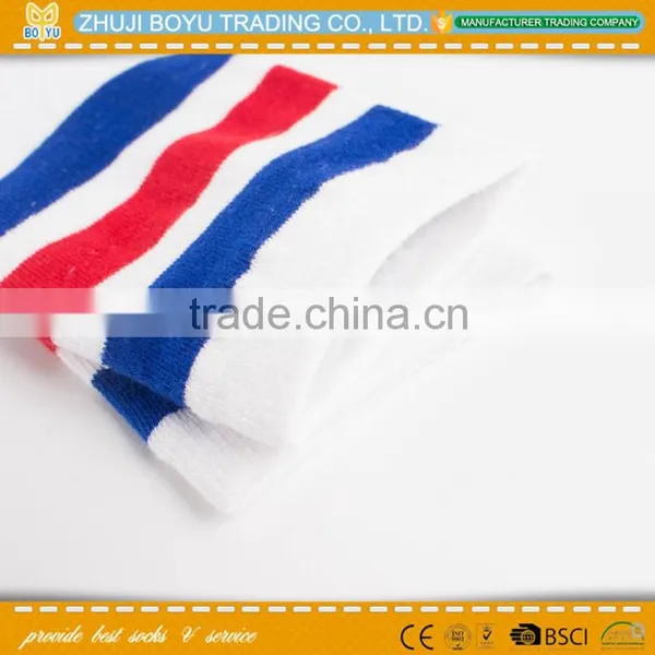 BY-161411 College Retro Style Ladies Athletic Socks; Young Girl Socks Crew Socks Striped Socks photo-4
