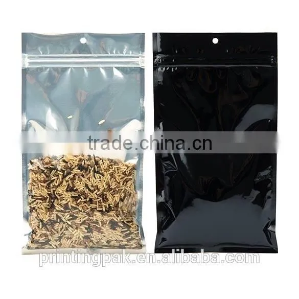 Reclosable Hanging Zipper Barrier Bags Clear for Food Protecting photo-3
