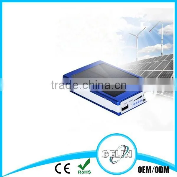 Waterproof Solar Power Bank 6000mah 10000mah 11000mah Are Available LED Flashlight Power Bank Case photo-3
