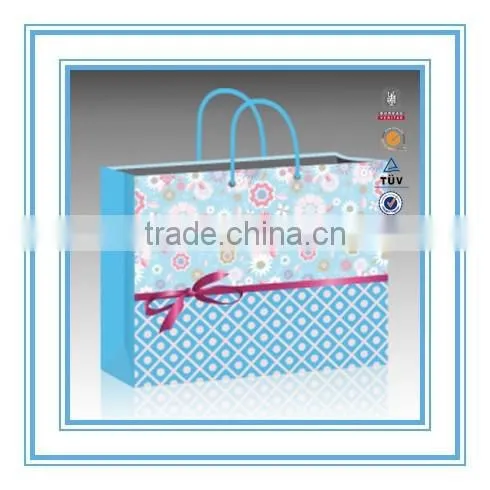 2015 Newest Delicatet Beautiful Different Drawings Paper Shopping Bag photo-3