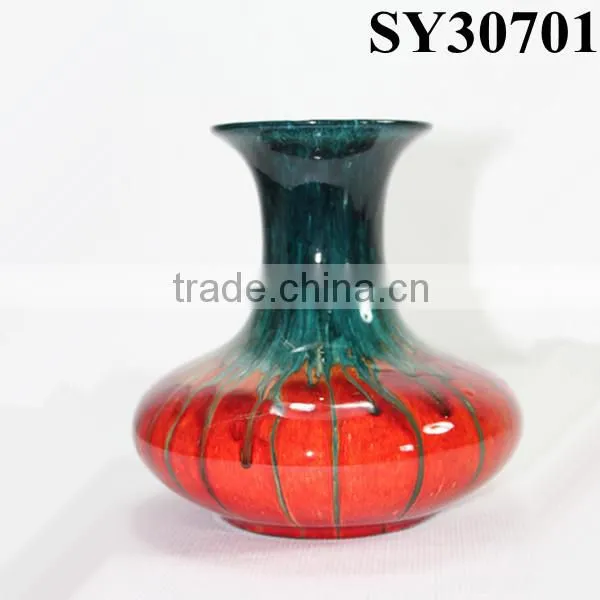 Glazed Vase for Sale Cheap Tall Red Flower Vase photo-6