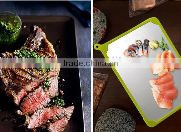 Thawing Plate Food Fresh Keeping Antibacterial Defrosting Plate Aluminium Thaw Tray photo-2