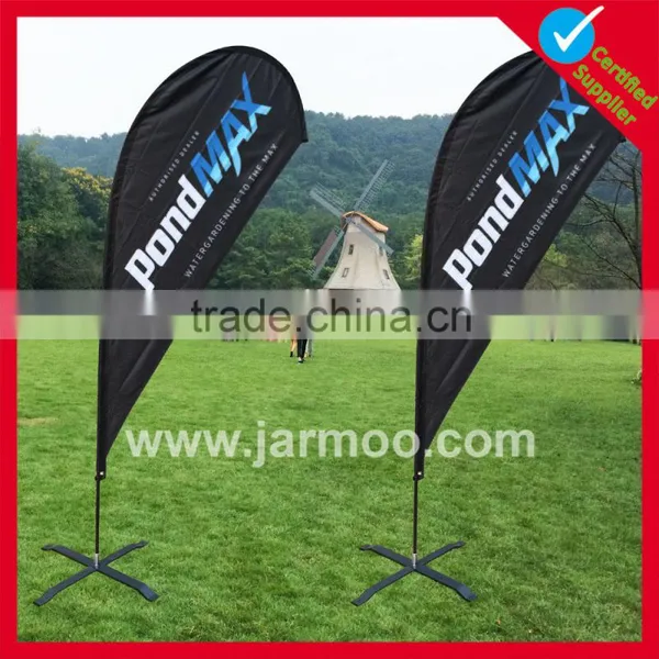 Decorative Full Color Printing Cheapest Beach Flags photo-6