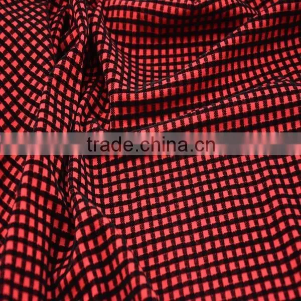 Jiufan Textile Hot Sale Polyester Spandex Ponte Roma Flocking Fabric For Garment Stock Lot photo-4