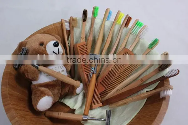 High Quality Hotel Bamboo Toothburshes With Case photo-3