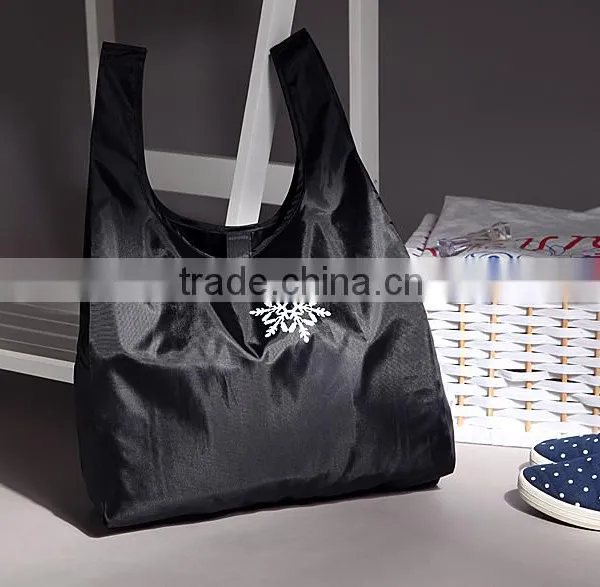 Foldable Wholesale Tote Vest Bag Nylon Bag photo-4