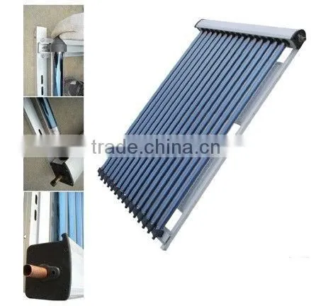 All glass heating element for water heater, evacuated tubes solar collector for pitched roof,solar system