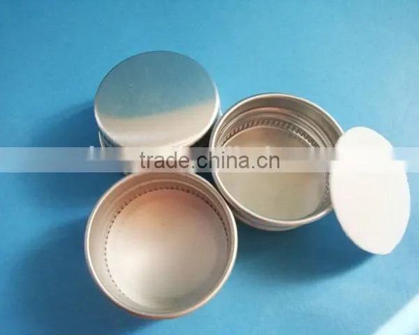 20g Alumilum Cosmetic Cream Jar, Aluminum Jar With Aluminum Screw Lid photo-2