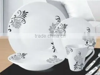 Super White Porcelain Modern Dinnerware Set Porcelainware photo-4