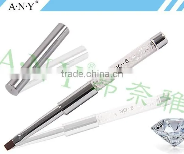 ANY Nail Art Beauty Care UV Gel Nails Building Rhinstone Flat Nlon Nail Brush Gel Nail Art photo-5
