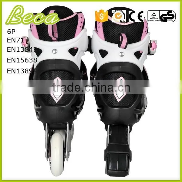Wholesale Rubber Wheel Metal Frame High End Flashing Roller Skate photo-5
