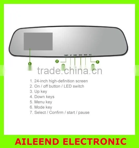 G810 2.4" 140 Degree Wide Angle Full HD 1080P Car DVR Camera Recorder Motion Detection 5MP Camera photo-2