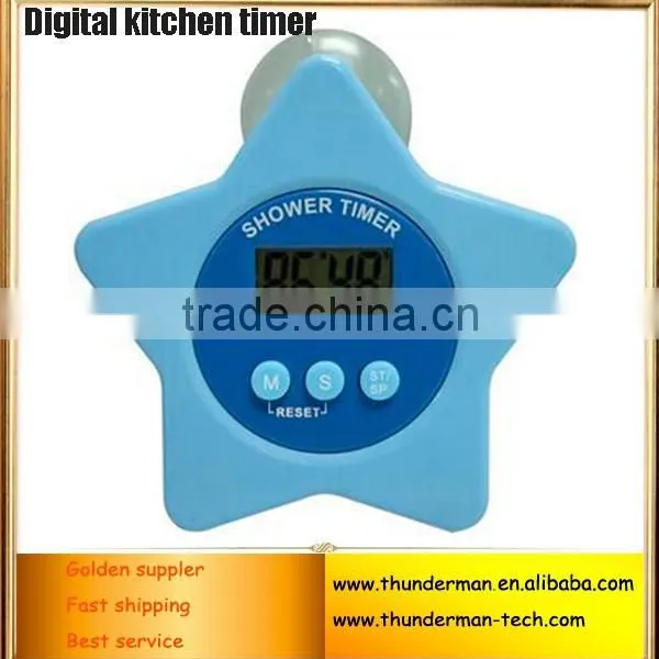 Geometric Drawing LCD Display Digital Kitchen Timers With Magnetic Function photo-3