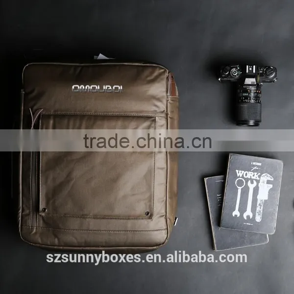High Quality School Laptop Bag Tactical Vintage Backpack With Carry Handle photo-3