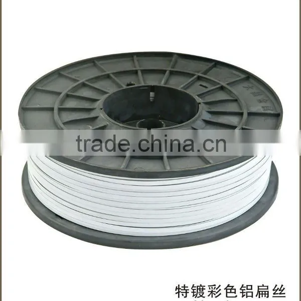 Aluminum Round Wire White Colored Garment Accessries Zipper Parts
