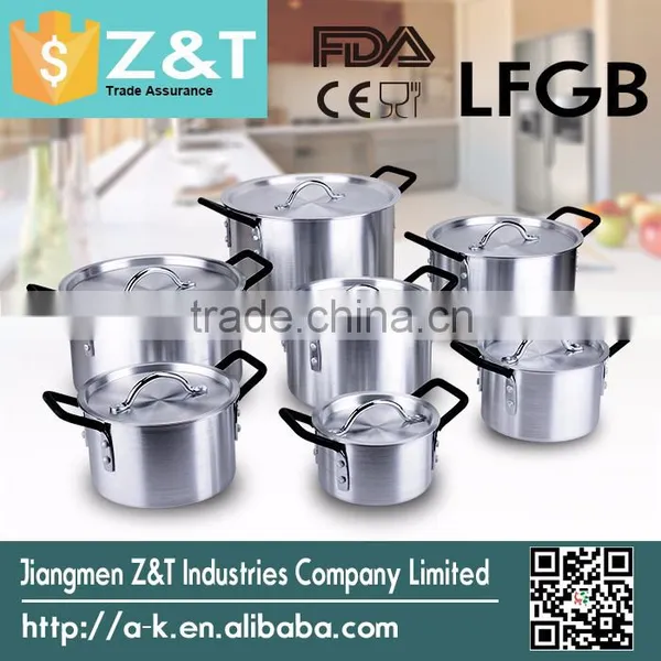 Trade Assurance Double Handle Aluminum Camping Cooking Pot Set photo-2
