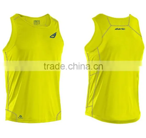 Mens Basic Mesh Panel Tank Top photo-3