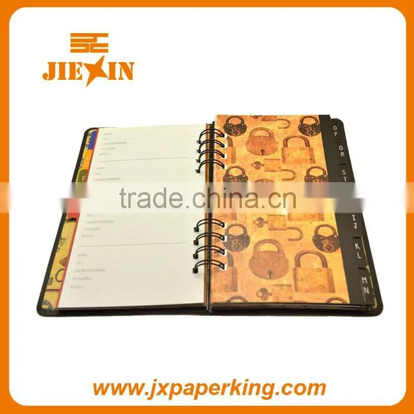 Film Lamination Surface Finish and Spiral Binding Binding 3d Printing Notebook Cover